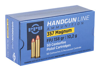 Alternative view of PPU 357MAG FPJ 158GR 50/500