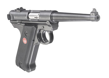 Alternative view of RUGER MRK IV STD 22LR 6" BL 10RD FS