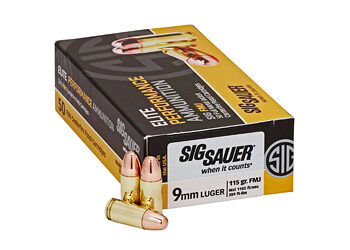 SIG AMMO 9MM 115GR FMJ 50/500