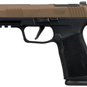 SIG P365 XMACRO 9MM 3.7 BRONZE/BLK OR 17RD