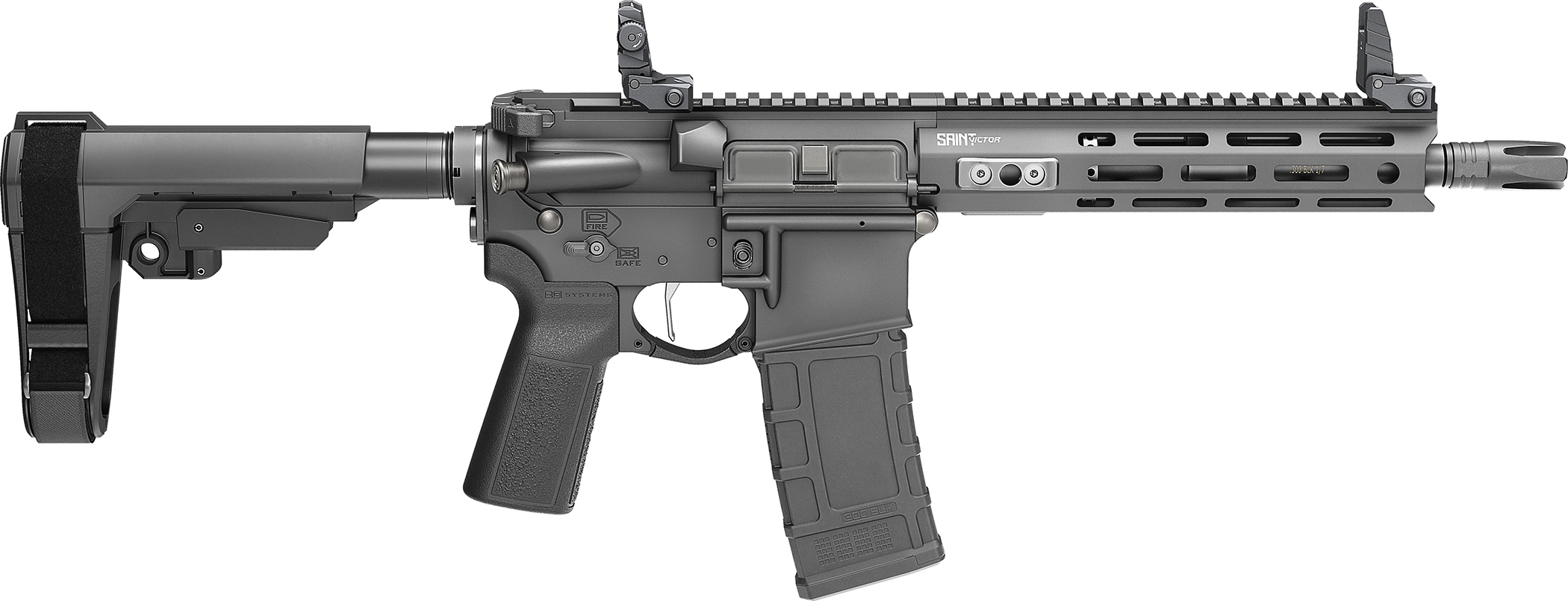 SPR SAINT VICTOR 300BLK 9.5 30RD VICTOR SBA3 3 SPR SAINT VICTOR 300BLK 9.5 30RD VICTOR SBA3