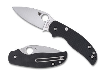 SPYDERCO SAGE 6 BUTTON CMP LCK BLK