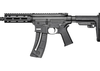 Alternative view of S&W M&P15-22 PSTL 22LR 8" 25R BRC BK