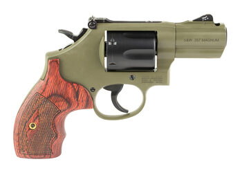 Alternative view of S&W PC19 CRY CMP 357MAG 2.5" 6RD GRN
