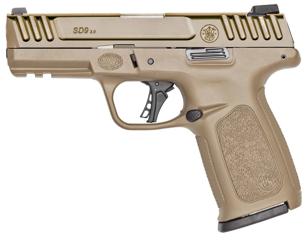 SW SD9 2.0 9MM 4 FDE W/EP3 PLUGS 16RD 3 SW SD9 2.0 9MM 4 FDE W/EP3 PLUGS 16RD