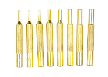 Alternative view of WHEELER BRASS PUNCH SET 8 PIECE