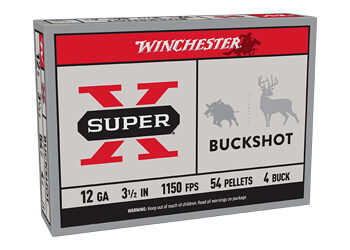 WIN SUPER-X 12GA 3.5" 4 BUCK 5/250