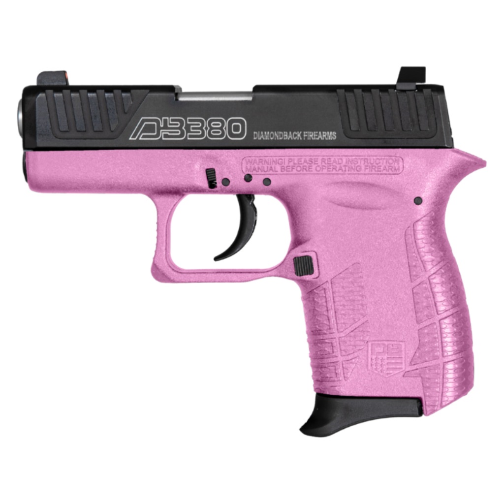 DIAMONDBACK FIREARMS DB380 GEN IV 380ACP PINK 6+1 3 DIAMONDBACK FIREARMS DB380 GEN IV 380ACP PINK 6+1