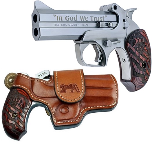 BOND ARMS 2ND AMENDMENT 45LC/410 4.25" 3 BOND ARMS 2ND AMENDMENT 45LC/410 4.25"