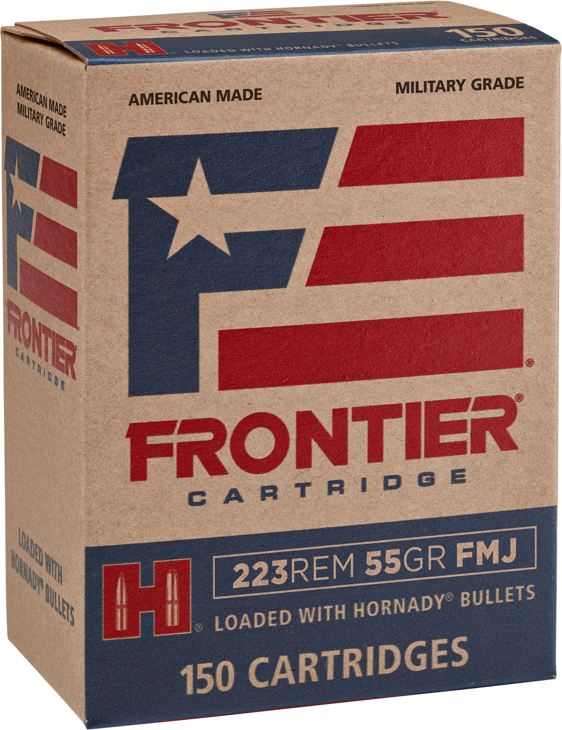 Frontier Cartridge FR1015 Military Grade Centerfire Rifle 223Rem 55gr Full Metal Jacket 150 Per Box/8 Case 3 Frontier Cartridge FR1015 Military Grade Centerfire Rifle 223Rem 55gr Full Metal Jacket 150 Per Box/8 Case