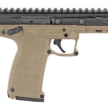 Kel-Tec CP33TAN CP33  22 LR 33+1 5.50" Black Ported/Threaded Barrel, Black Serrated/Optic Ready Slide, Tan Polymer Frame w/M-LOK, Polymer Grip, Ambidextrous