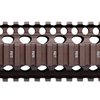 Daniel Defense 0100408020011 MK18 RIS II Handguard 9.55" 2-Piece, Free-Floating Style Made of 6061-T6 Aluminum with Flat Dark Earth Anodized Finish & Picatinny Rail for AR-15