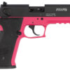 GSG GERG2210FFP FireFly 22 LR 10+1 4" Black Serrated Slide, Pink Zinc Alloy w/Accessory Rail Frame, Black Polymer Grip 2 112660