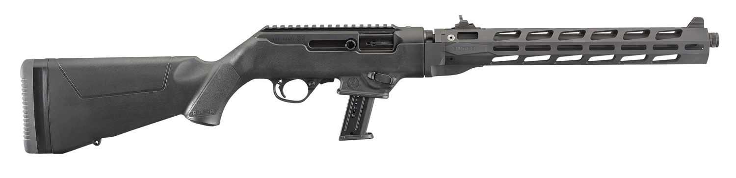 Ruger 19115 PC Carbine 9mm Luger 17+1 16.12" Threaded/Fluted Barrel, Type III Hard Coat Anodized Aluminum Receiver, M-LOK Accessory Slots, Optics Ready 3 Ruger 19115 PC Carbine 9mm Luger 17+1 16.12" Threaded/Fluted Barrel, Type III Hard Coat Anodized Aluminum Receiver, M-LOK Accessory Slots, Optics Ready