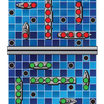 Birchwood Casey 35581 Pregame  Battle at Sea Paper Hanging Universal 12" x 18" Blue 100 Per Pkg
