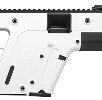 Kriss USA KV22CAP00 Vector CRB Gen2 Full Size 22 LR 10+1 Black Nitride Threaded Barrel, Alpine Cerakote Picatinny Rail Aluminum Receiver, Alpine White 6 Position Collapsible Synthetic Stock, Alpine Po