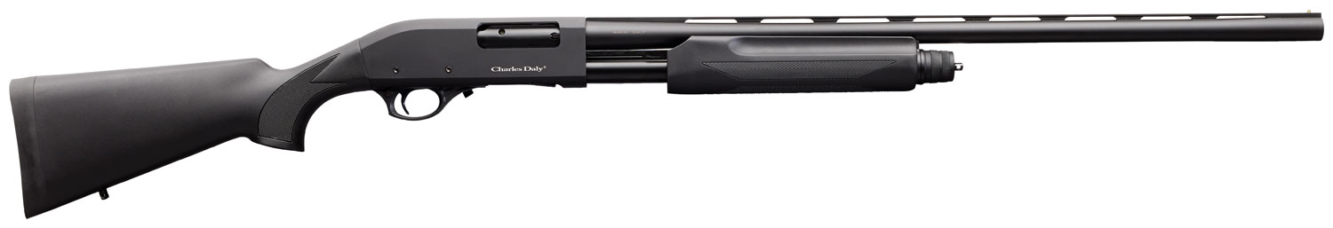 Charles Daly 930223 301 Full Size 20 Gauge Pump 3" 4+1 26" Blued Vent Rib Barrel, Black Anodized Aluminum Grooved Receiver, Fixed Black Synthetic Stock, Right Hand 3 Charles Daly 930223 301 Full Size 20 Gauge Pump 3" 4+1 26" Blued Vent Rib Barrel, Black Anodized Aluminum Grooved Receiver, Fixed Black Synthetic Stock, Right Hand
