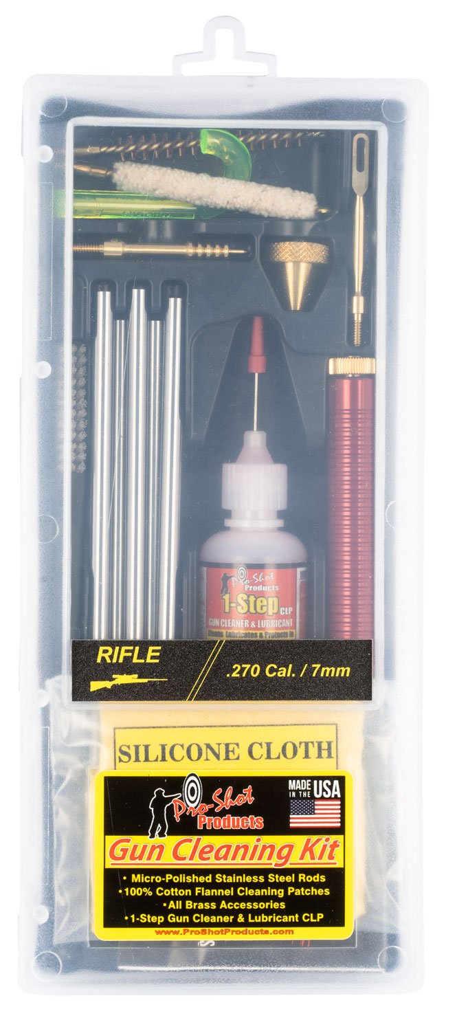 Pro-Shot R2707KIT Classic Box Kit Multi-Caliber Rifle/Black Plastic Case 3 Pro-Shot R2707KIT Classic Box Kit Multi-Caliber Rifle/Black Plastic Case