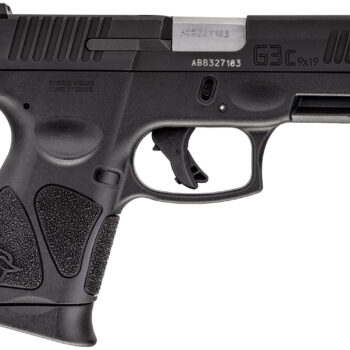 Taurus 1G3C9312X12 G3C  Compact Frame 9mm Luger 12+1 3.26" Matte Stainless Steel Barrel, Matte Black Tenifer Serrated Steel Slide, Black Polymer Frame w/Picatinny Rail, Black Polymer Grip, Right Hand