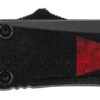 Templar Knife STK332 Gen II Templar Flag Small 2.69" OTF Drop Point Plain Powder Coated 440C SS Blade, 4.31" Templar Flag Aluminum Handle Glass Breaker 1 130570