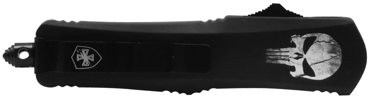 Templar Knife SFL232 Gen II Fallen Small 2.69" OTF Tanto Plain Powder Coated 440C SS Blade, 4.31" Black w/Skull Aluminum Handle, Glass Breaker 3 Templar Knife SFL232 Gen II Fallen Small 2.69" OTF Tanto Plain Powder Coated 440C SS Blade, 4.31" Black w/Skull Aluminum Handle, Glass Breaker