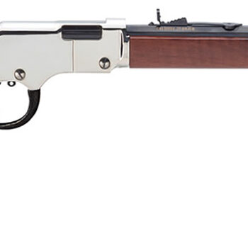 Henry H004SL Golden Boy Silver Large Loop Full Size 22 S/L/LR 20" Blued Octagon Barrel, Nickel-Plated Steel Drilled & Tapped Receiver, American Walnut Fixed Stock, Right Hand