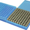 MTM Case-Gard P200924 Ammo Box Flip-Top 9mmLuger/380ACP Handgun Clear Blue Polypropylene 200rds 2 133734