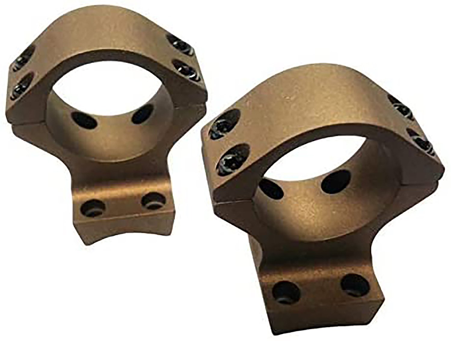 Talley HC840735 Scope Mount/Ring Combo Burnt Bronze Aluminum 34mm Tube X-Bolt Medium Rings 0 MOA 3 Talley HC840735 Scope Mount/Ring Combo Burnt Bronze Aluminum 34mm Tube X-Bolt Medium Rings 0 MOA