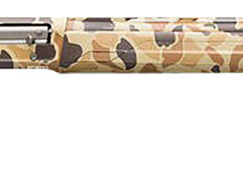 Browning 0119082004 A5  12 Gauge 28" Barrel 3.5" 4+1, Full Coverage Vintage Tan Camo, Textured Synthetic Stock With Close Radius Pistol Grip