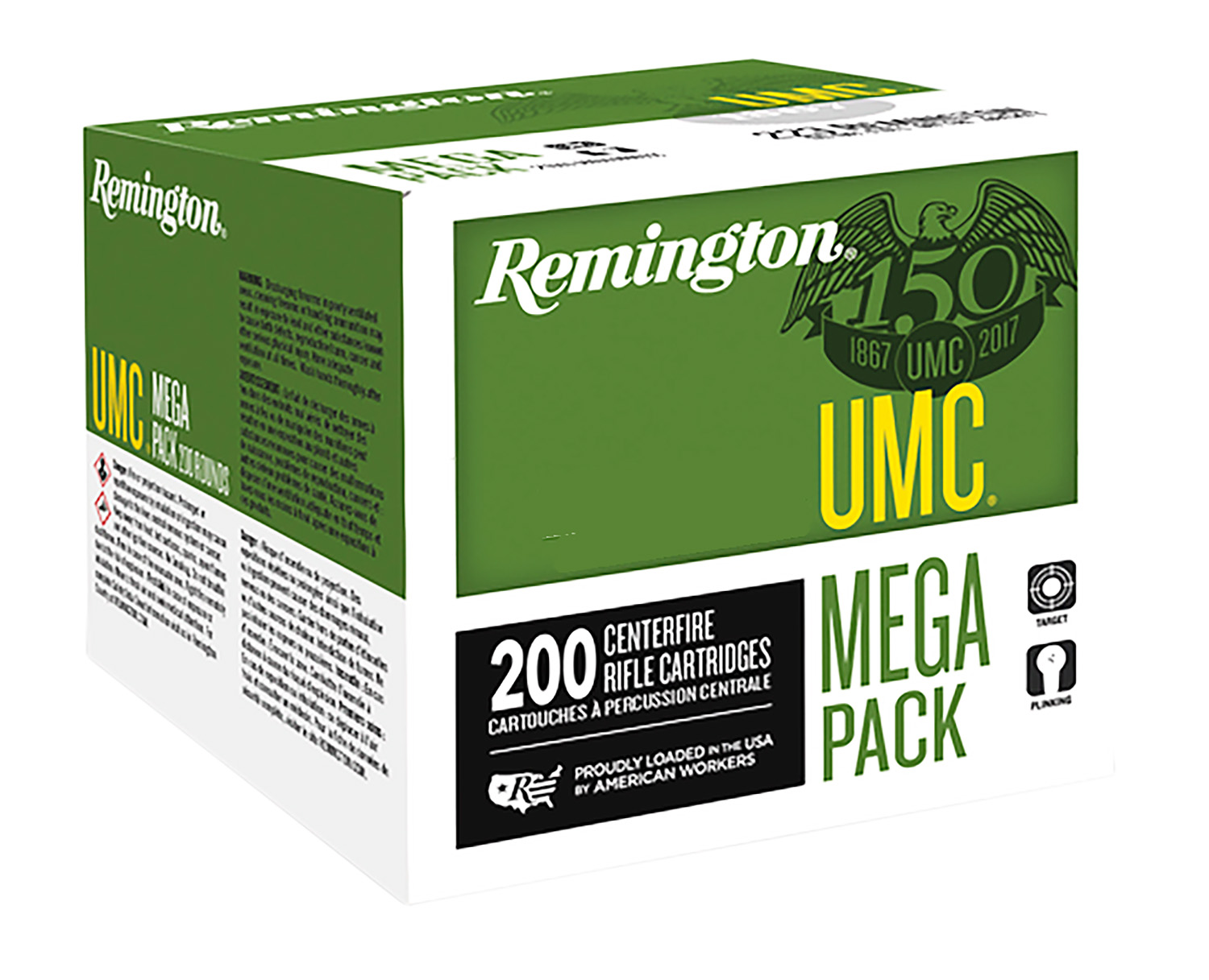 Remington Ammunition 20107 UMC Mega Pack 300Blackout 150gr Full Metal Jacket 200 Per Box/1 Case *Loose 3 Remington Ammunition 20107 UMC Mega Pack 300Blackout 150gr Full Metal Jacket 200 Per Box/1 Case *Loose