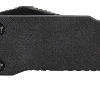 Templar Knife CABR221 Premium LW  Micro 1.85" OTF Tanto Plain Black Oxide Stonewashed D2 Steel Blade, 3.50" Black Aluminum Handle, California Legal