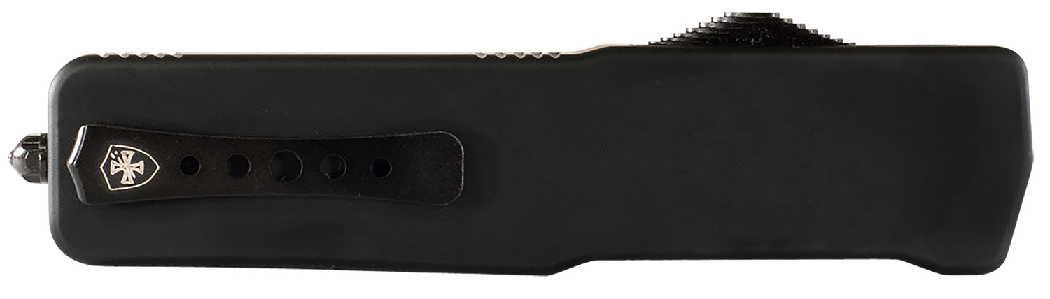 Templar Knife LZBR321 Premium Weighted Large 3.55" OTF Drop Point Plain Black Oxide Stonewashed D2 Steel Blade, 5.25" Black Aluminum/Rubber Handle 3 Templar Knife LZBR321 Premium Weighted Large 3.55" OTF Drop Point Plain Black Oxide Stonewashed D2 Steel Blade, 5.25" Black Aluminum/Rubber Handle