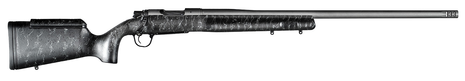 Christensen Arms 8010200500 Mesa Long Range 28 Nosler 3+1 26" Threaded Barrel, Tungsten Gray Cerakote, Black with Gray Webbing Stock 3 Christensen Arms 8010200500 Mesa Long Range 28 Nosler 3+1 26" Threaded Barrel, Tungsten Gray Cerakote, Black with Gray Webbing Stock