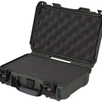 Nanuk 9091006 909  Waterproof & Airline Approved Olive Resin w/ Cubed Foam 11.44" L x 7" W x 3.68" H Interior Dimensions