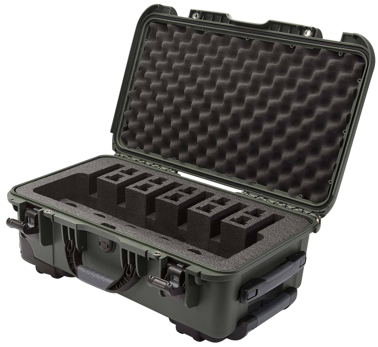 Nanuk 9356UP6 935 6 Up Pistol Case Olive Polymer w/ Closed-Cell Foam Padding 22" L x 14" W x 9" H Interior Dimensions 3 Nanuk 9356UP6 935 6 Up Pistol Case Olive Polymer w/ Closed-Cell Foam Padding 22" L x 14" W x 9" H Interior Dimensions