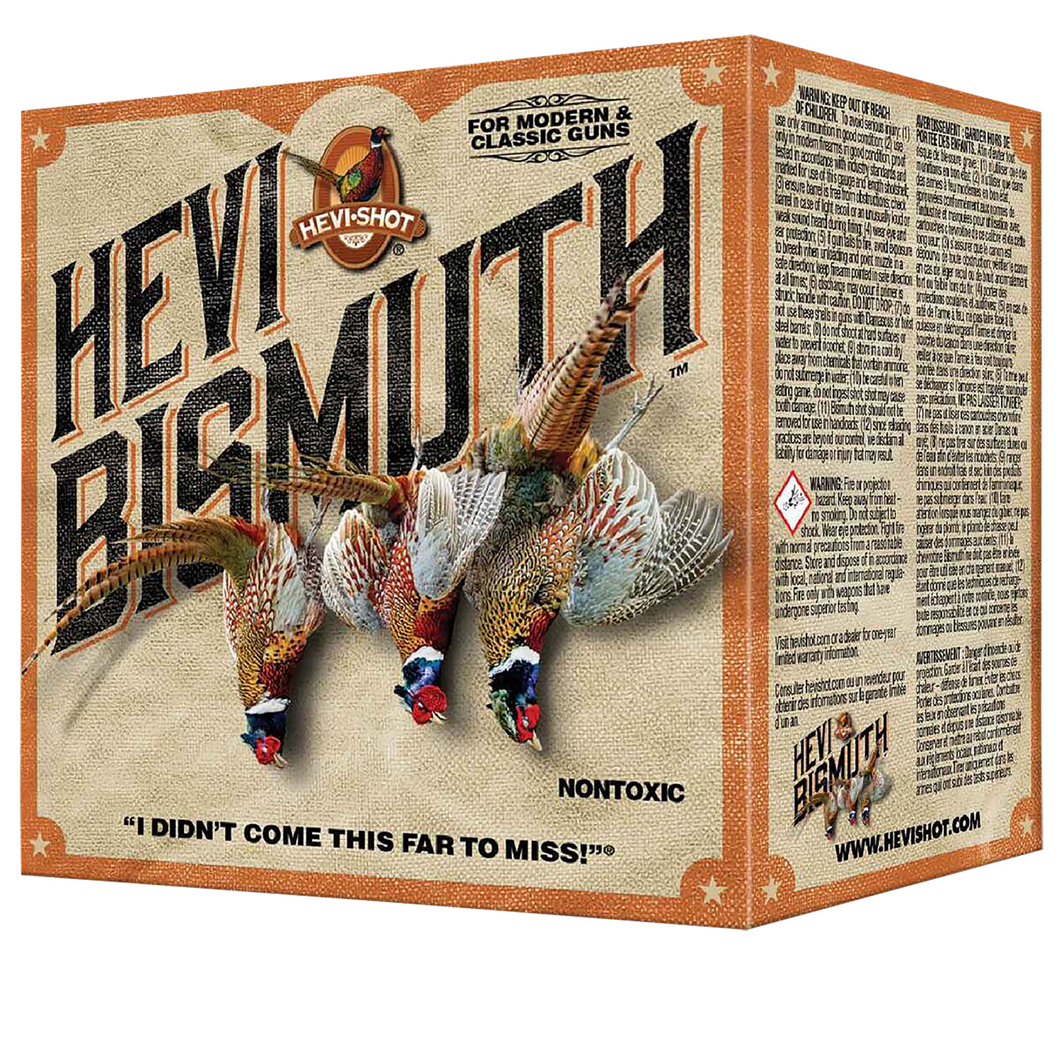 HEVI-Shot HS19715 HEVI-Bismuth Upland 410Gauge 3" 9/16oz Bismuth 5Shot 25 Per Box/10 Case 3 HEVI-Shot HS19715 HEVI-Bismuth Upland 410Gauge 3" 9/16oz Bismuth 5Shot 25 Per Box/10 Case