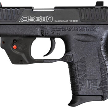 Diamondback DB0101E002 DB380 Gen4 w/Laser Micro-Compact Frame 380 ACP 6+1, 2.80" Stainless Steel Barrel, Serrated Stainless Steel Slide, Mint Polymer Frame w/Beavertail & Grip, Viridian Laser
