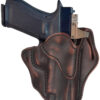 1791 Gunleather ORBH23VTGR BH2.3 Optic Ready OWB Size 2.3 Vintage Leather Belt Slide Compatible w/Glock 17/20/21/22/31/34/35/40/41/ Ruger 95/American Right Hand 2 151483