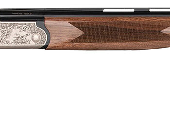 Charles Daly 930344 202A  Full Size 28 Gauge Break Open 3" 2rd 26" Blued Vent Rib Barrel, Silver Engraved Aluminum Receiver, Checkered Walnut Stock