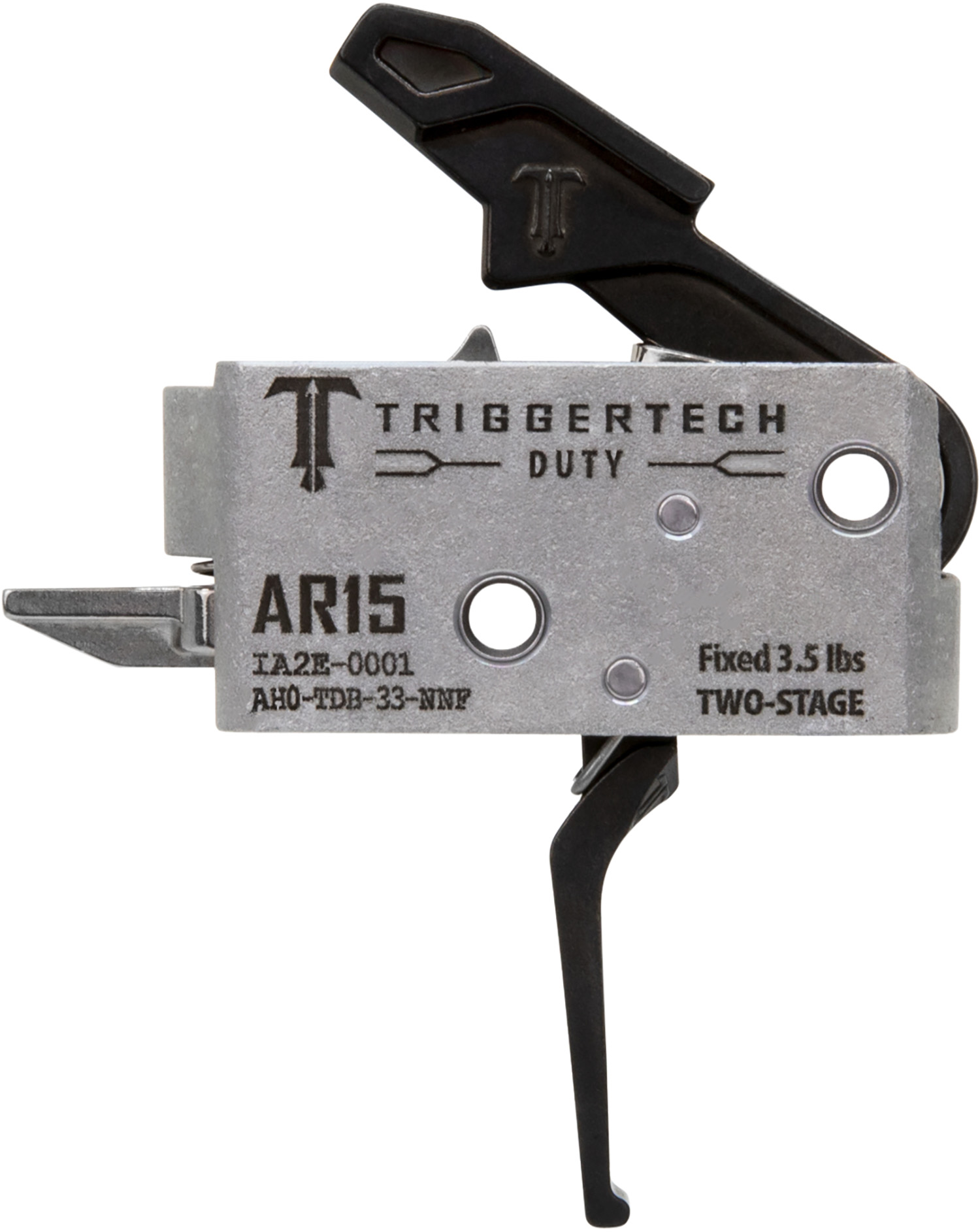 TriggerTech AH0TDB33NNF Duty Flat Trigger Two-Stage 3.50 lbs Draw Weight Fits AR-15 3 TriggerTech AH0TDB33NNF Duty Flat Trigger Two-Stage 3.50 lbs Draw Weight Fits AR-15