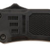 Steel River Knives MT616BDP Spartan Mini 2.75" OTF Tanto Plain Laser Etched Damascus 440C SS Blade/4.25" Black Aluminum Zinc Alloy Handle 2 156660