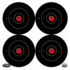 Birchwood Casey 35504 Dirty Bird 5.50" Bullseye Tagboard Hanging Black/White 12 PK 1 15880