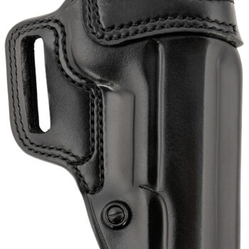 Galco AV212RB Avenger  OWB Black Leather Fits 1911 5" Belt Slide, Right Hand