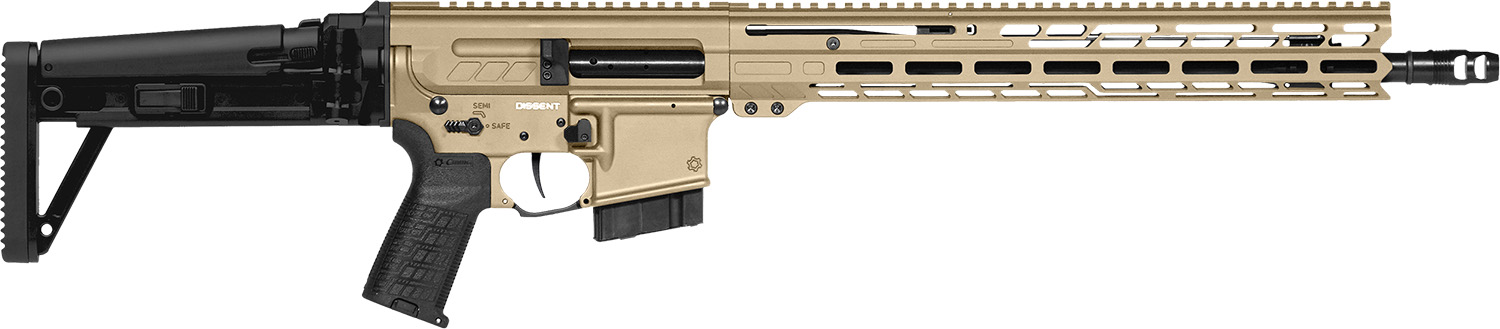 CMMG 60AA90CCT Dissent MK4 6mm ARC 10+1 (2) 16.10", Coyote Tan Rec/15" M-Lok Handguard, Side Charging Handle, Black Side Folding Stock & Zeroed Grip, Muzzle Brake, 60/90 Ambi Safety, Adj. Gas Block 2 CMMG 60AA90CCT Dissent MK4 6mm ARC 10+1 (2) 16.10", Coyote Tan Rec/15" M-Lok Handguard, Side Charging Handle, Black Side Folding Stock & Zeroed Grip, Muzzle Brake, 60/90 Ambi Safety, Adj. Gas Block
