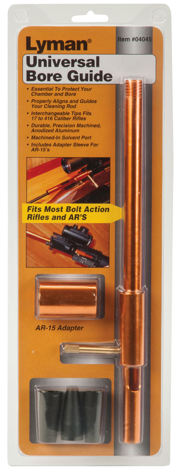 Lyman 04045 Universal Bore Guide Set Multi-Caliber Rifle Aluminum 2 Lyman 04045 Universal Bore Guide Set Multi-Caliber Rifle Aluminum