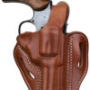 1791 Gunleather RVHX2CBRR RVHX-2 OWB Size 02 Classic Brown Leather Fits Up to 4" Barrel, K/L-Frame, Belt Slide Right Hand 1 161545