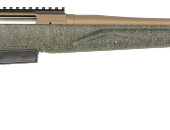 Ruger 46935 American II Predator Full Size 450 Bushmaster 3+1 22" Burnt Bronze Cerakote Threaded Barrel & Alloy Steel Receiver w/Picatinny Rail, Green Splatter Adj LOP Synthetic Stock