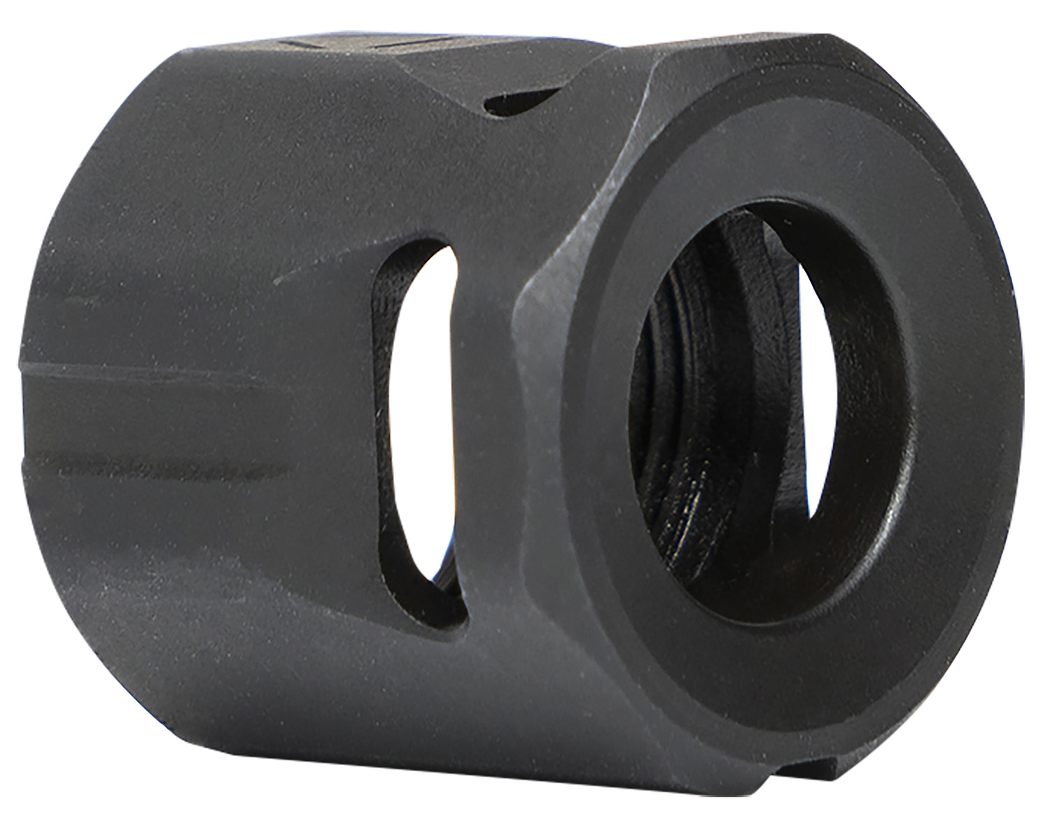 Strike Industries MCCIRCLE Micro Threaded Compensator Black Steel 1/2"x28 Threads 0.64" OAL Compatible w/ 9mm/357 SIG 3 Strike Industries MCCIRCLE Micro Threaded Compensator Black Steel 1/2"x28 Threads 0.64" OAL Compatible w/ 9mm/357 SIG