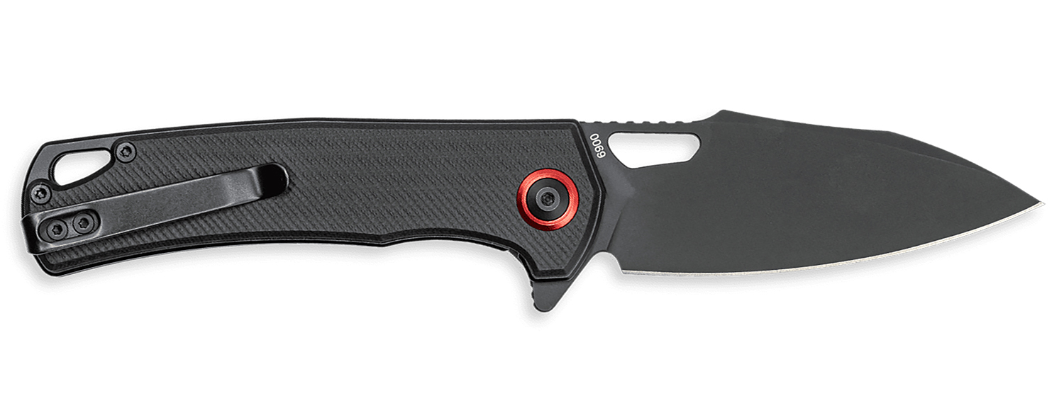 CobraTec Knives CTWOLVERINEGRN Wolverine 3.13" OTF Drop Point Plain Black TiCN D2 Steel Blade, 4.25" Black Textured G10 Handle 2 CobraTec Knives CTWOLVERINEGRN Wolverine 3.13" OTF Drop Point Plain Black TiCN D2 Steel Blade, 4.25" Black Textured G10 Handle