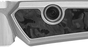 Kershaw 7050 Launch 20 EDC 3" Automatic Reverse Tanto Plain Satin CPM MagnaCut Steel Blade, Black/Gray Aluminum/Carbon Fiber Handle